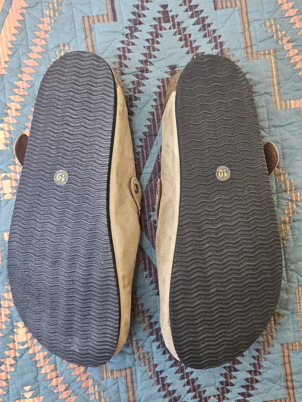 White Mountain Men's Suede Slip-On Clog in Light Taupe